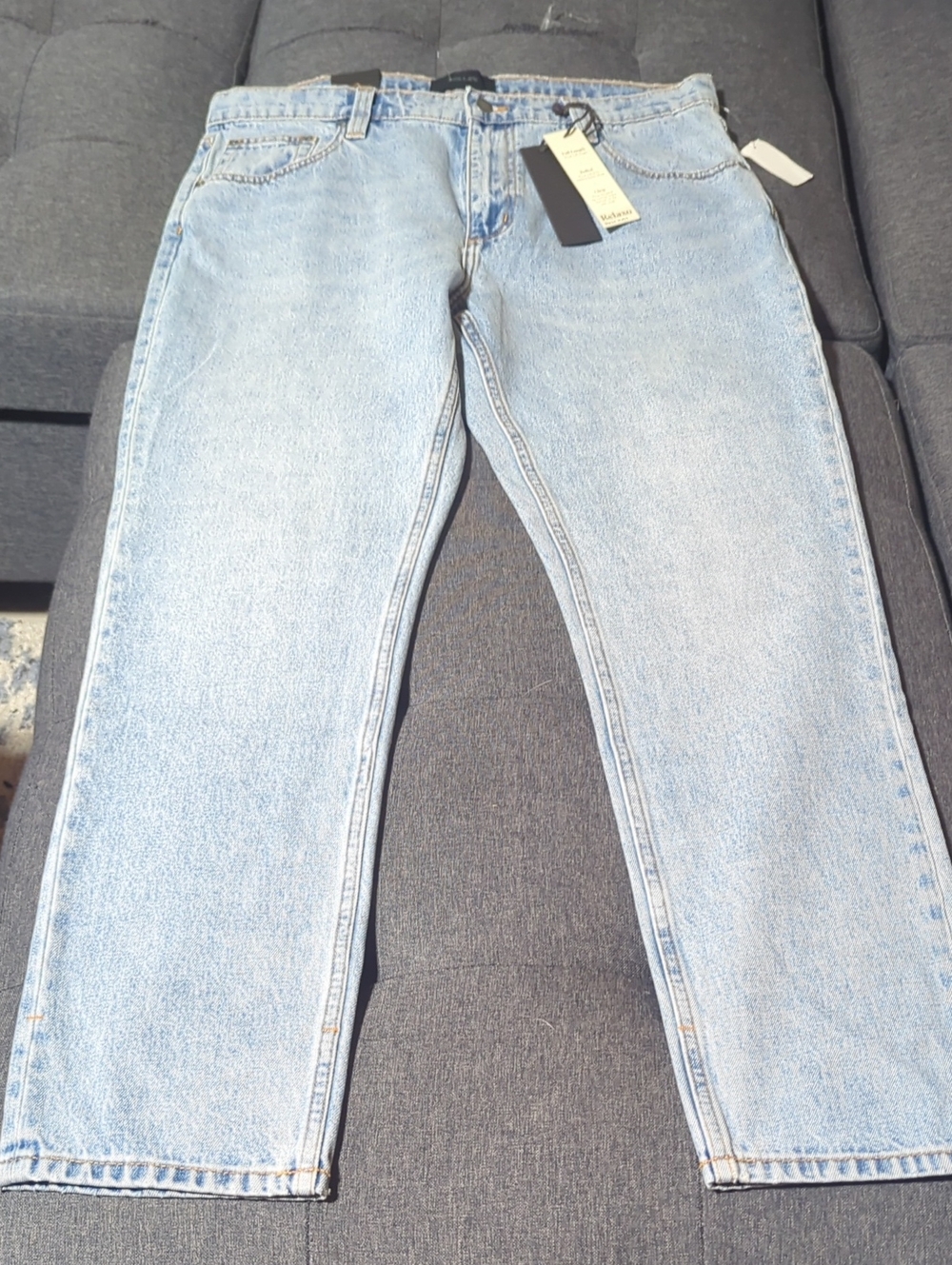 ROLLA'S Light Wash Relaxed-Fit Men’s Jeans